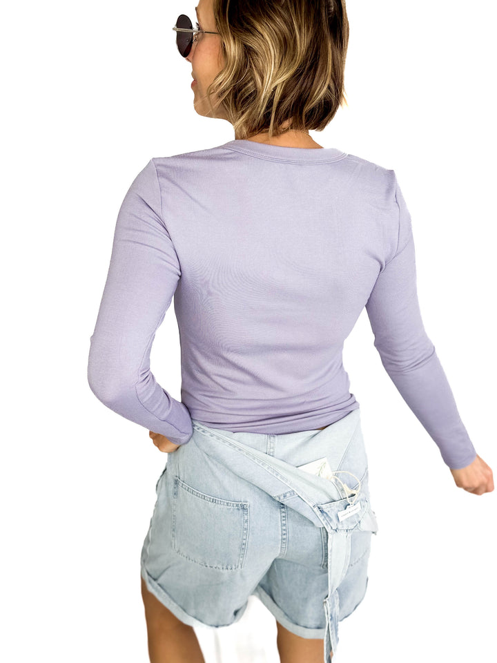 Samantha Round Neck- PERIWINKLE-FINAL SALE