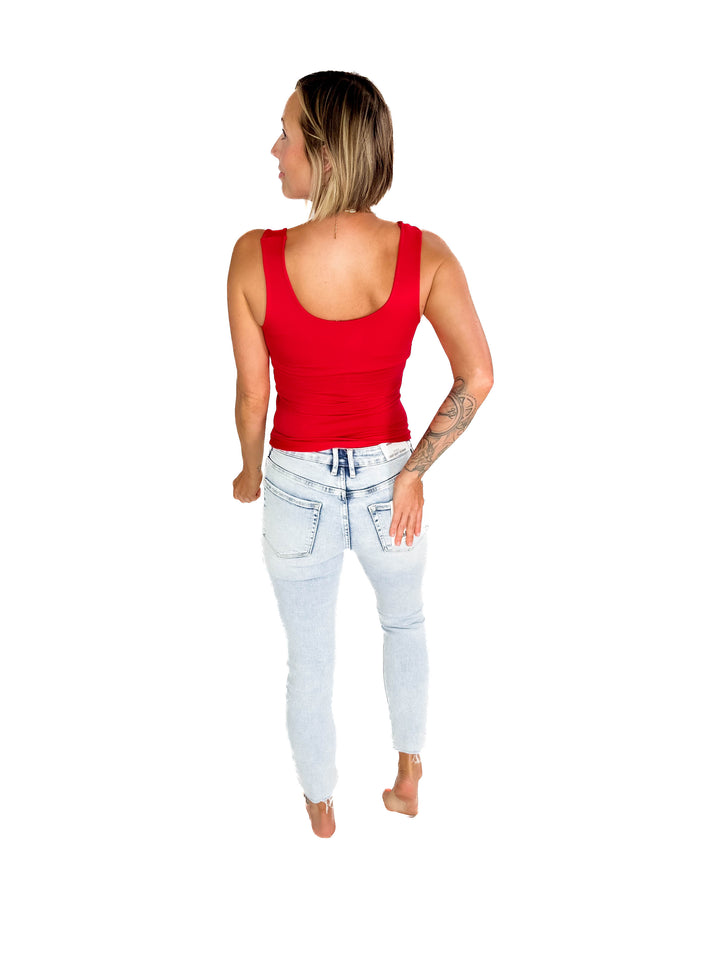 MICA Tanis High Rise Tummy Control Skinny Jeans- LIGHT BLUE-FINAL SALE *31*