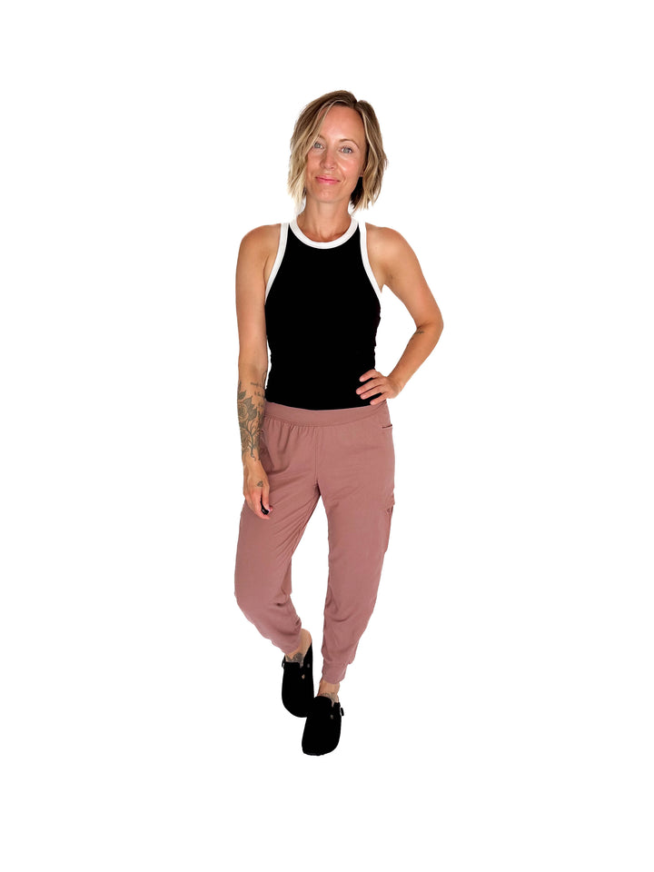 Only The Best Butter Jogger- CLAY ROSE-FINAL SALE