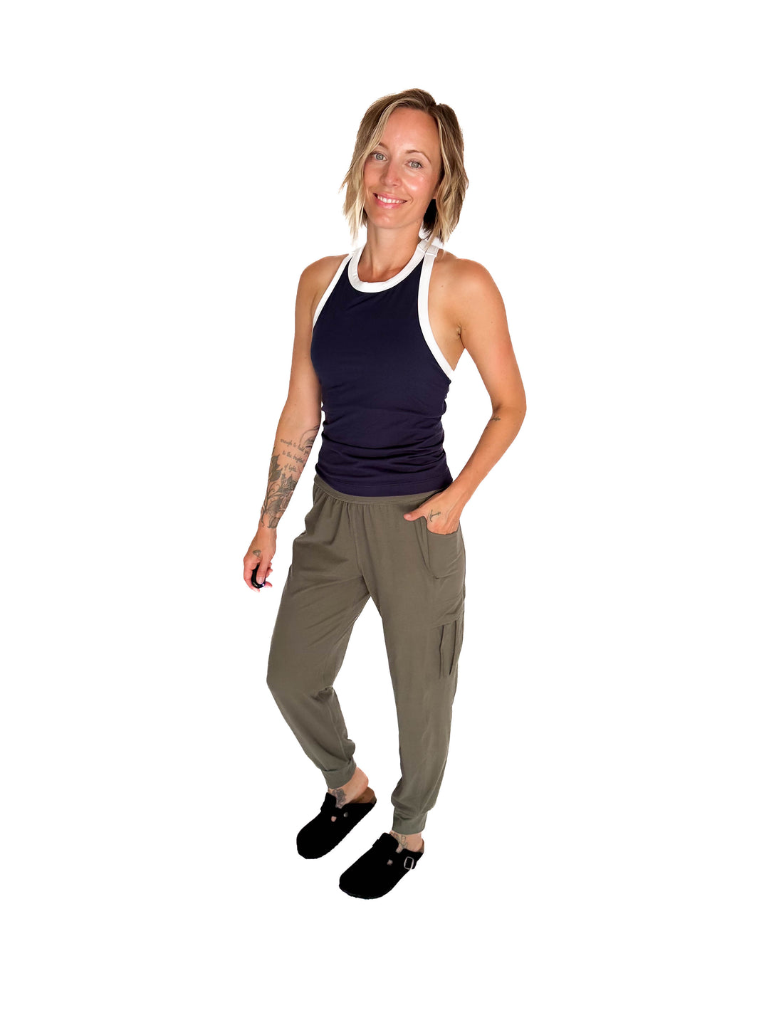 Only The Best Butter Jogger- GREY SAGE-FINAL SALE