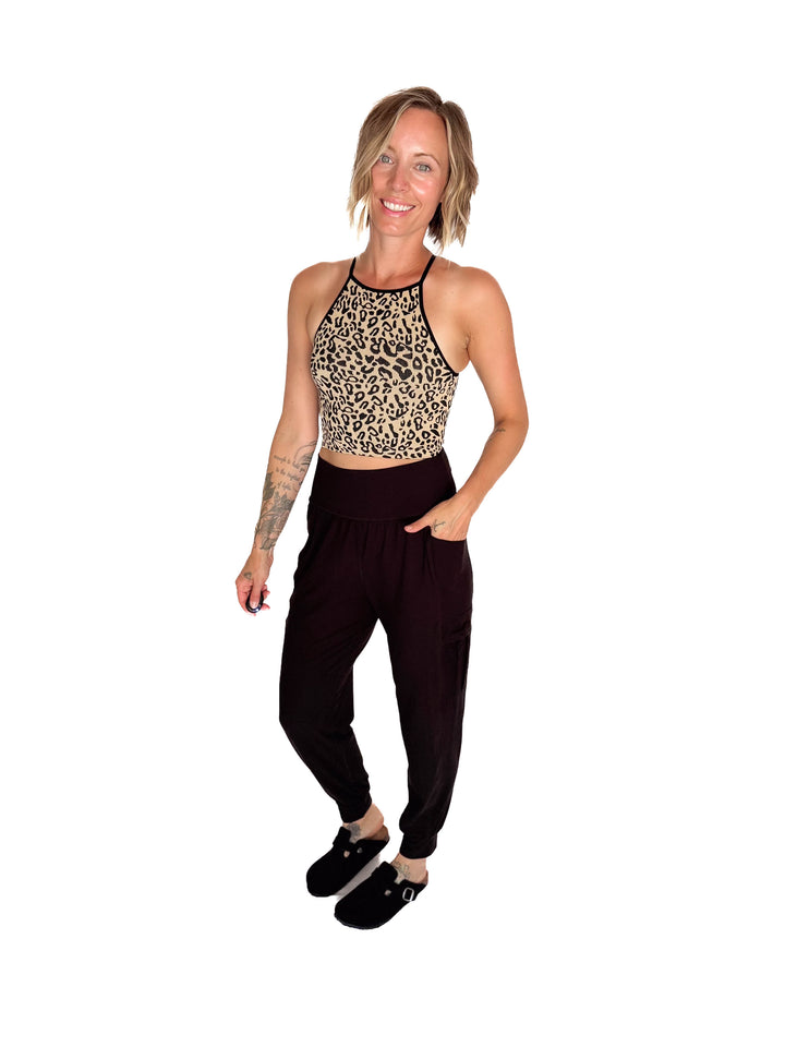Only The Best Butter Jogger- BLACK-FINAL SALE