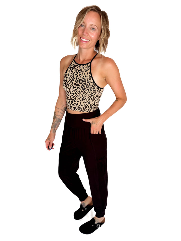 Only The Best Butter Jogger- BLACK-FINAL SALE