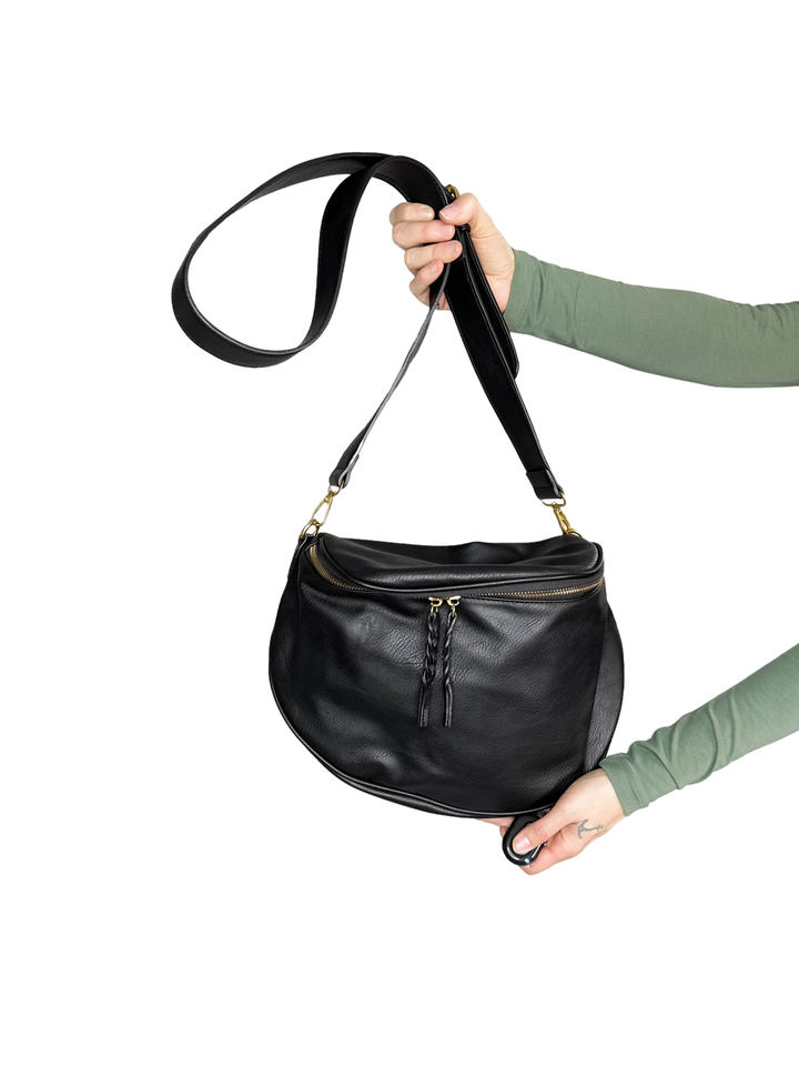 Megan Sling Bag- BLACK
