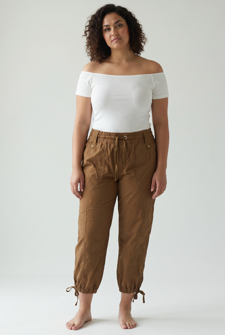Noemi Mineral Washed Jogger Pant- COCO