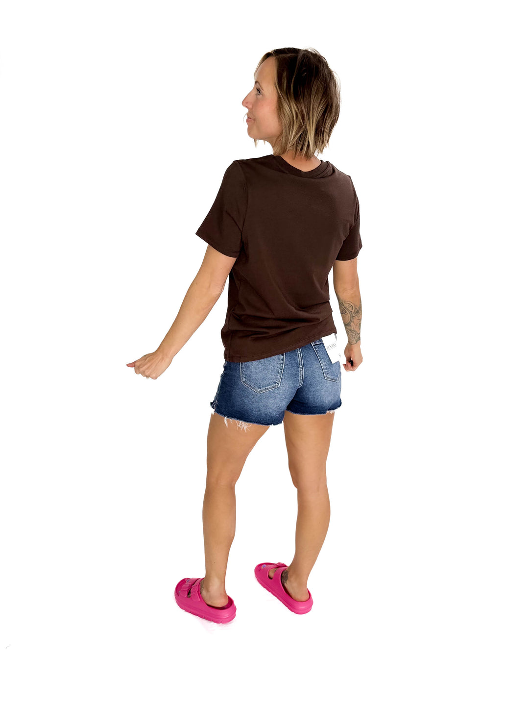 ONLY Percy T-Shirt- Hot Fudge-FINAL SALE