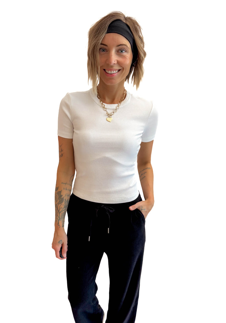 Bliss Brushed Fleece Lounge Pants- BLACK