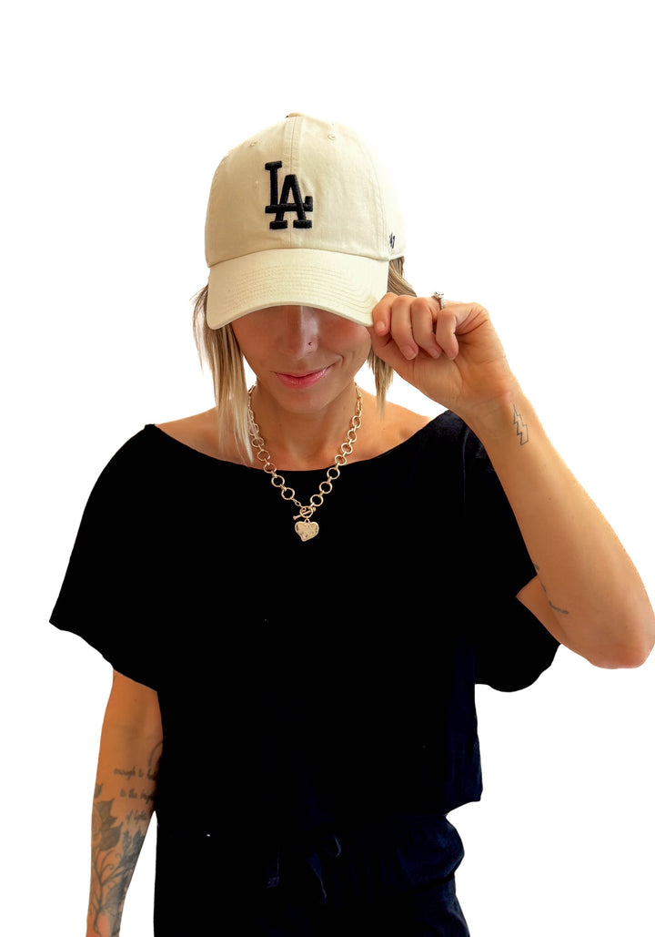 47 Brand LA Cap- NATURAL/BLACK