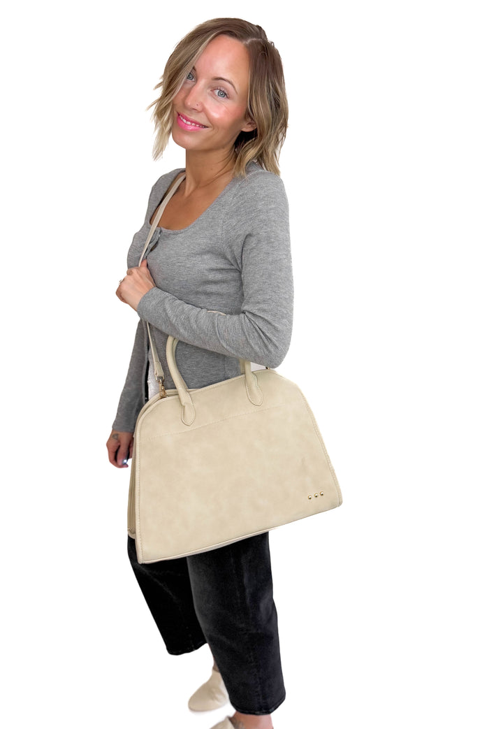 Nirvana Nubuck Tote- OAT