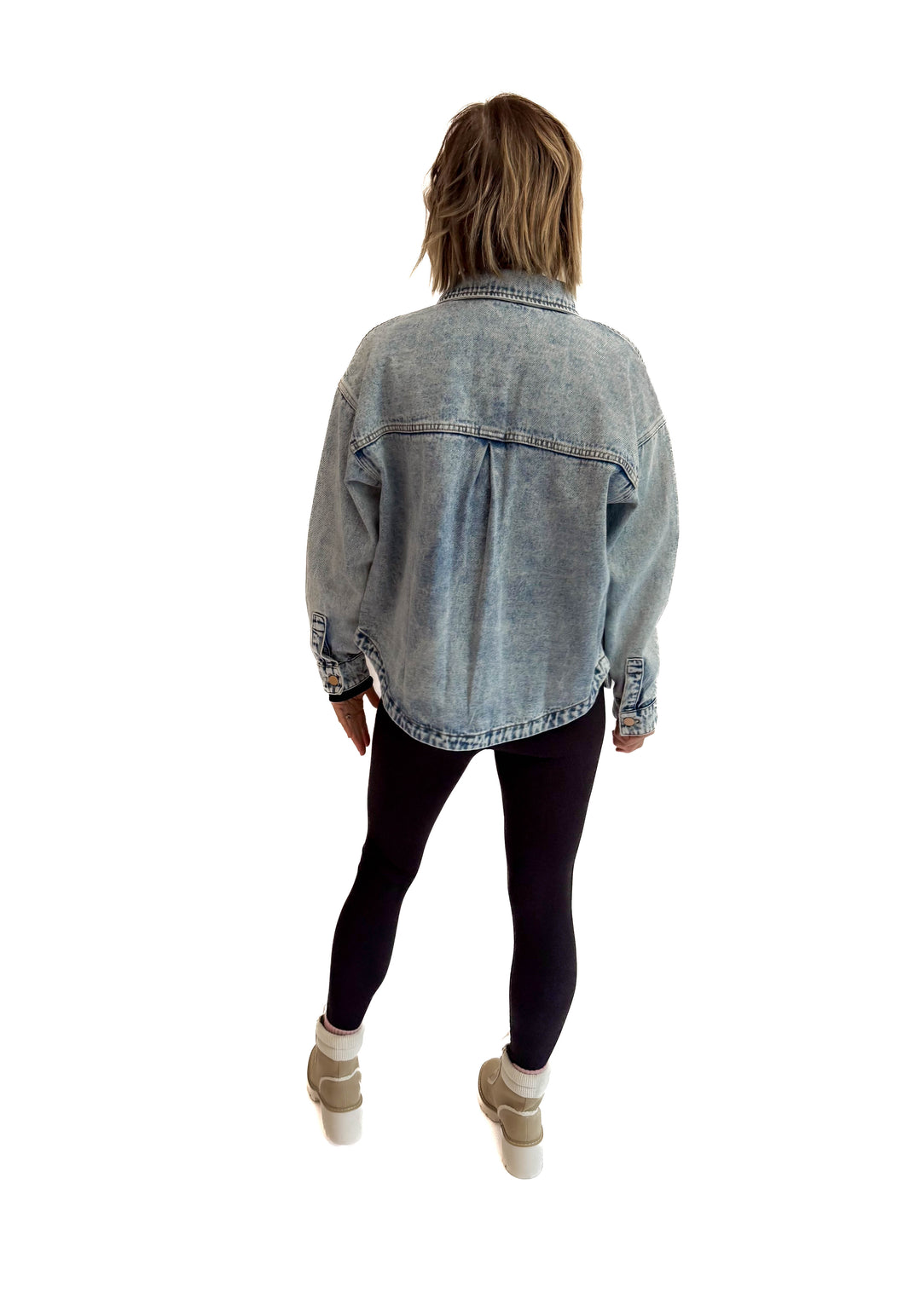Petra Vintage Denim Jacket- ACID WASH