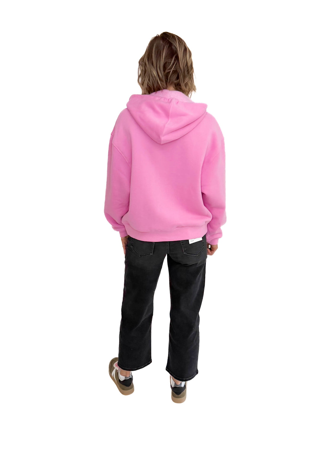 Baillie Premium Cloud Fleece Zip Hoodie- PINK