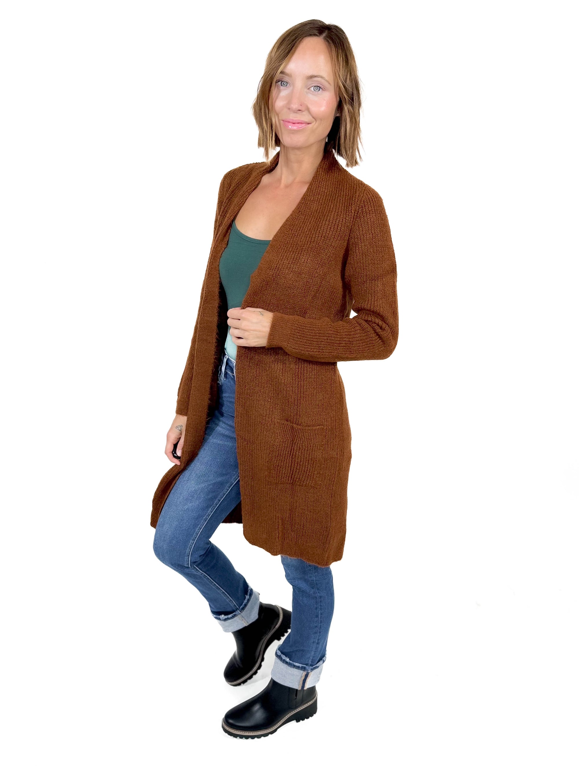 ONLY Jade Cardigan- GINGER BREAD-FINAL SALE