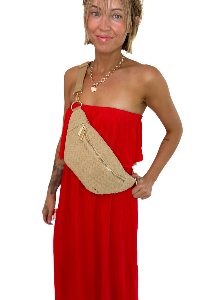 Susie Suede Bum Bag- OAT