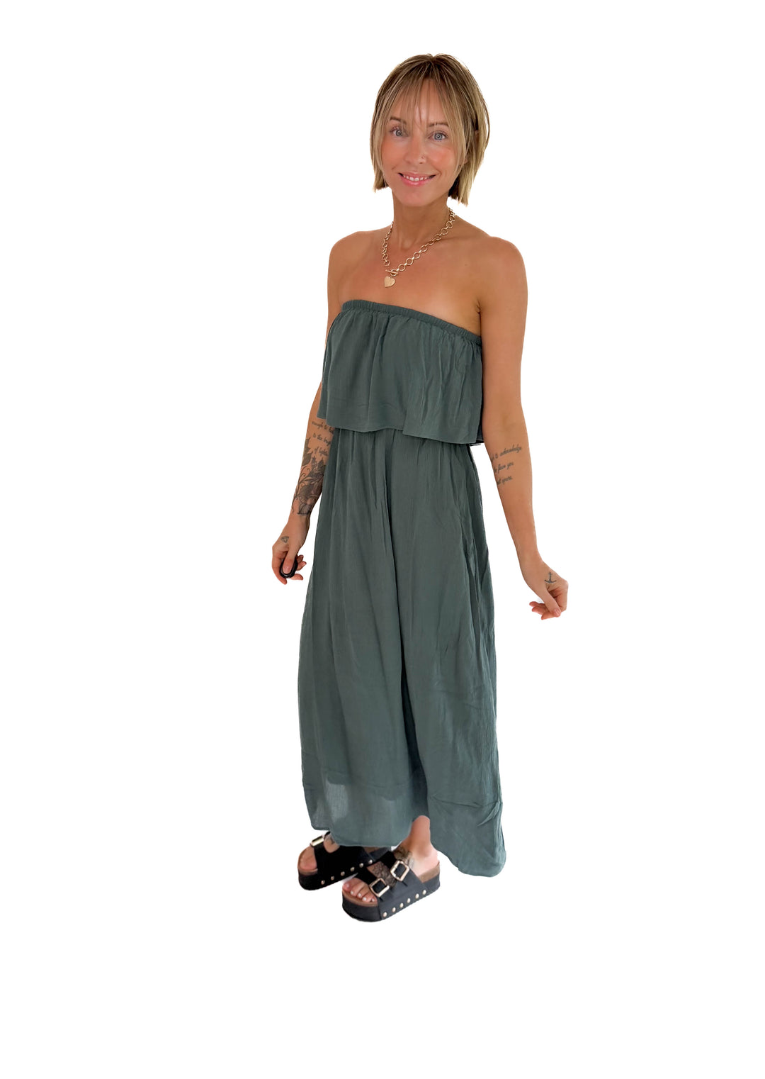 Serena Tiered Maxi Dress- ASH JADE