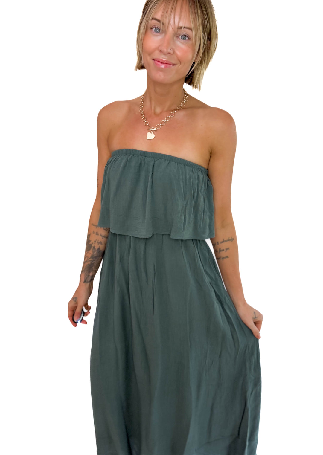 Serena Tiered Maxi Dress- ASH JADE