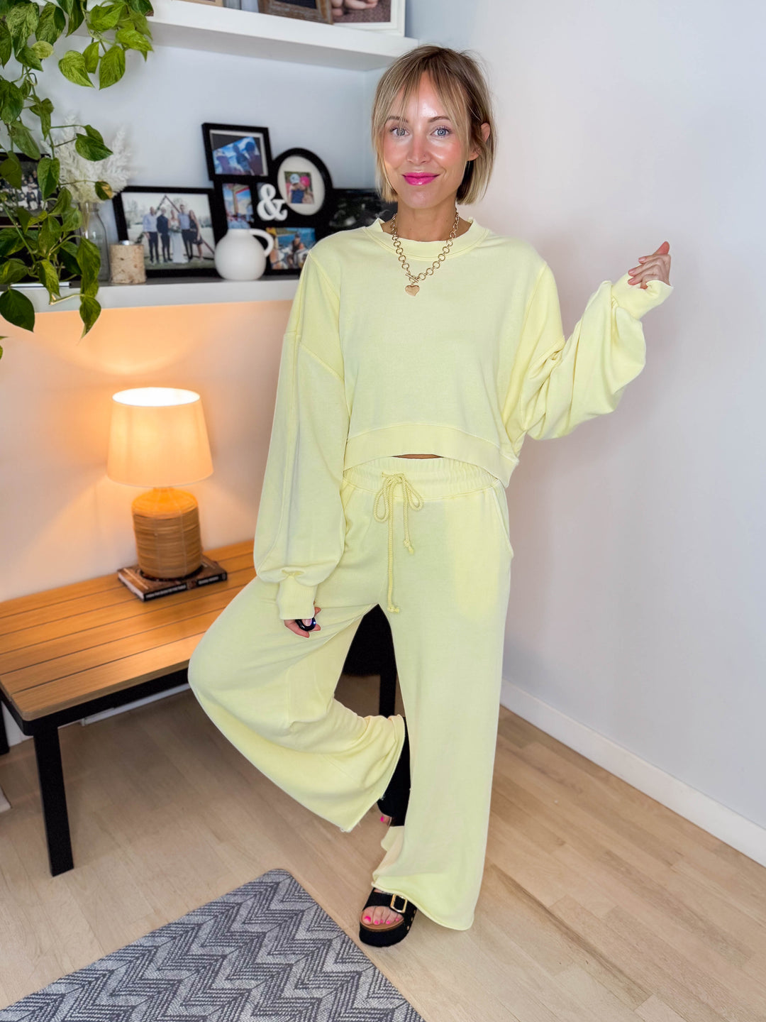 Amora Knit Set- LEMONADE