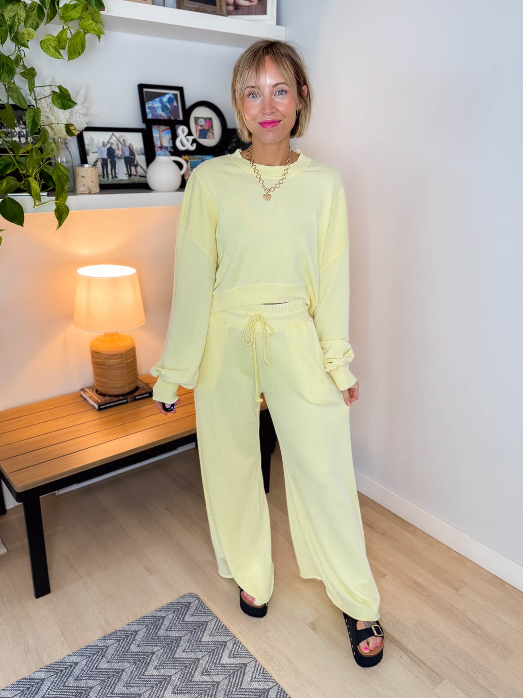 Amora Knit Set- LEMONADE