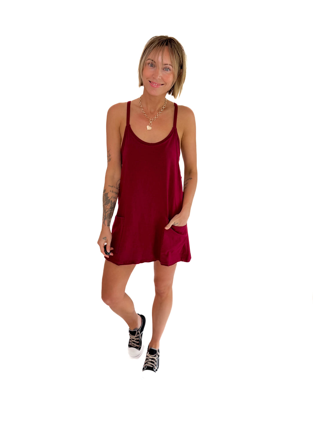 Isla Romper Dress- CABARNET