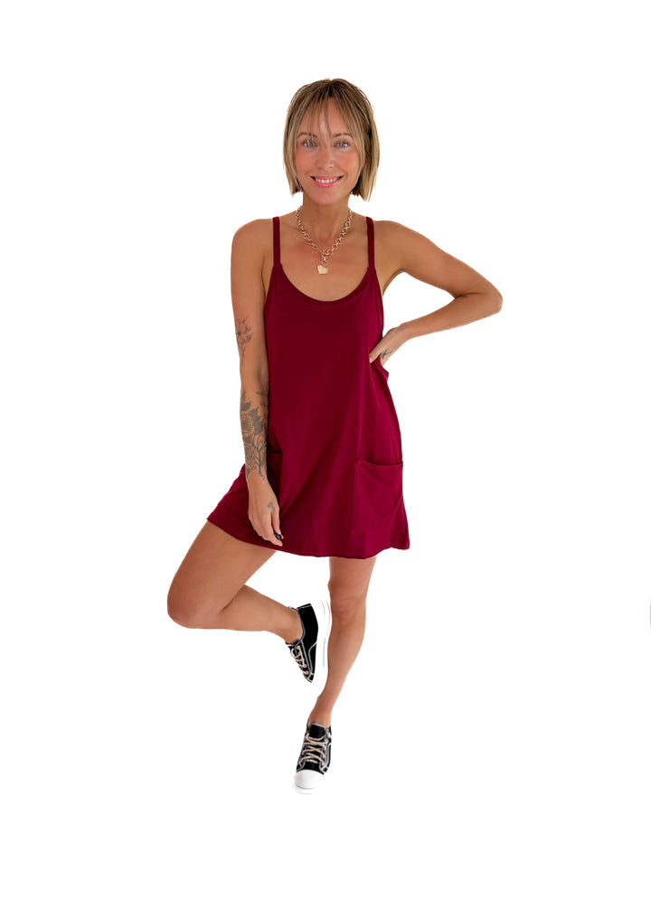 Isla Romper Dress- CABARNET