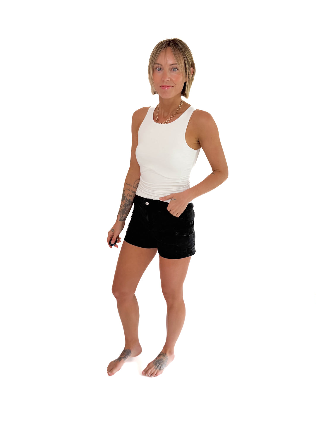 Field Cargo Shorts- BLACK