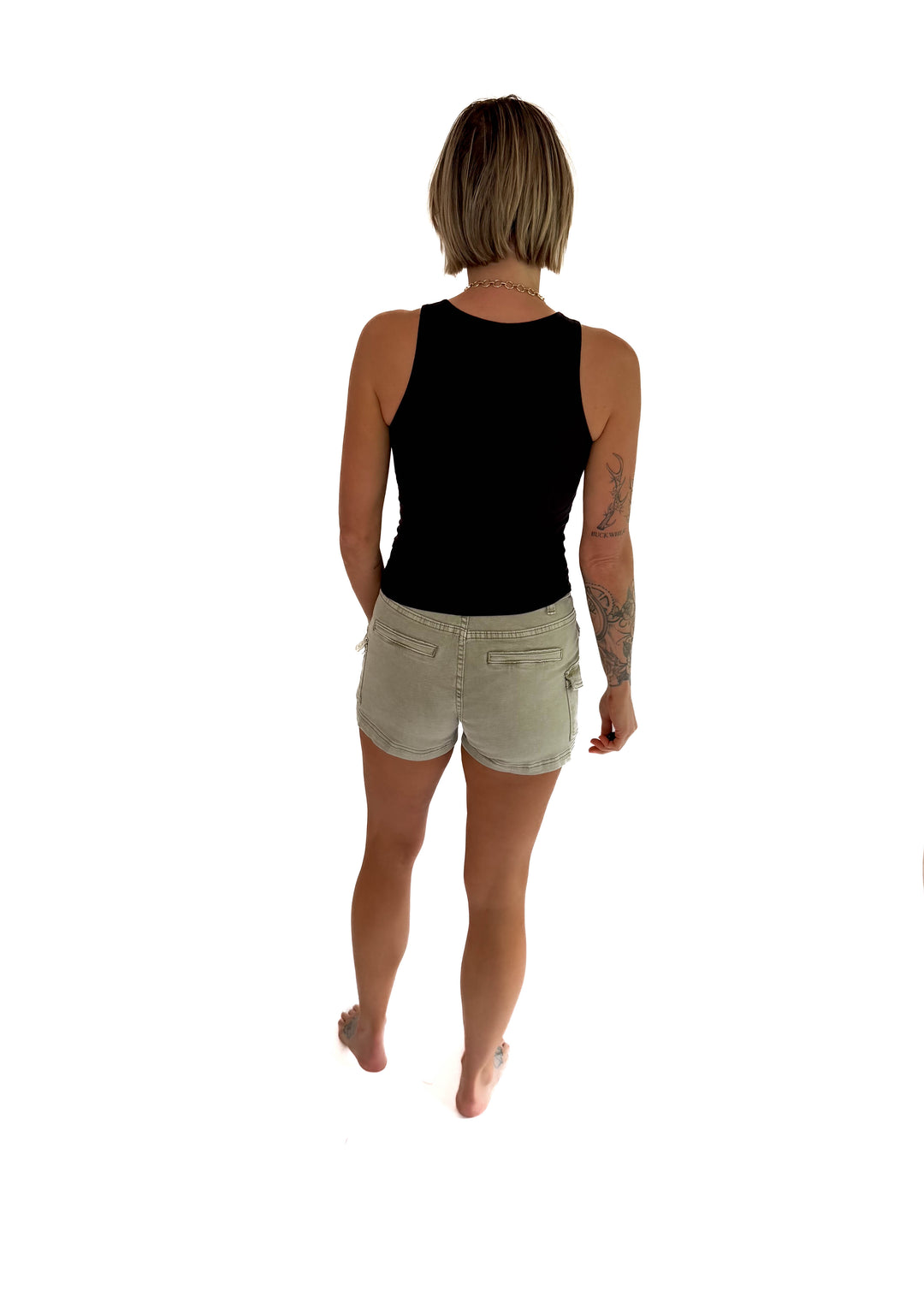 Esme Double Lined Tank- BLACK