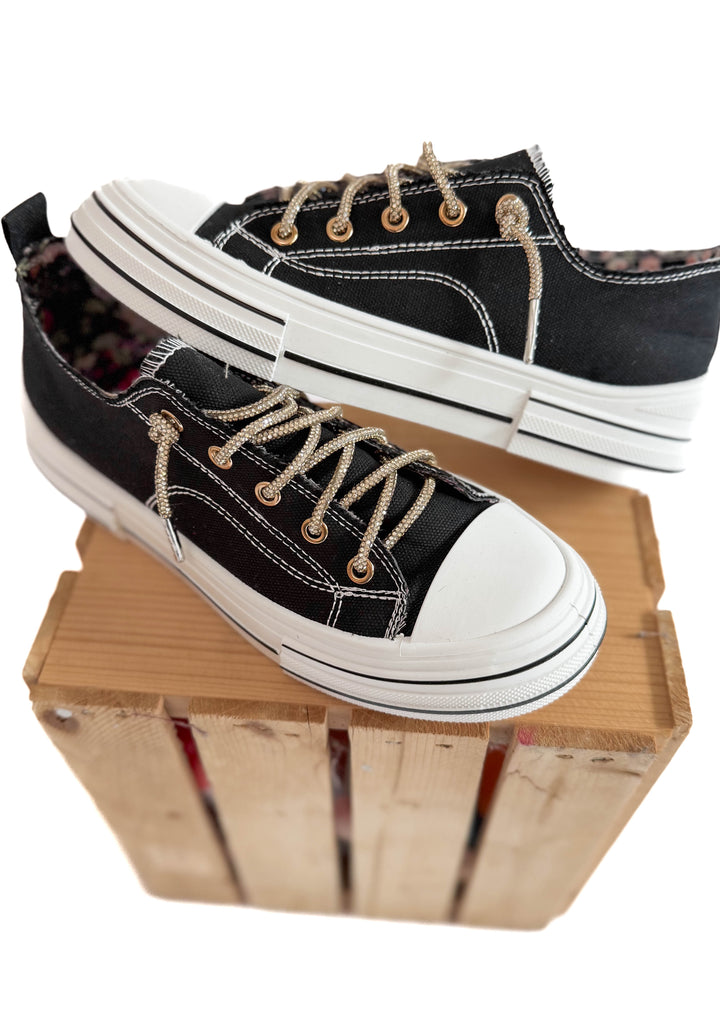 Amanda Gold Lace Sneaker