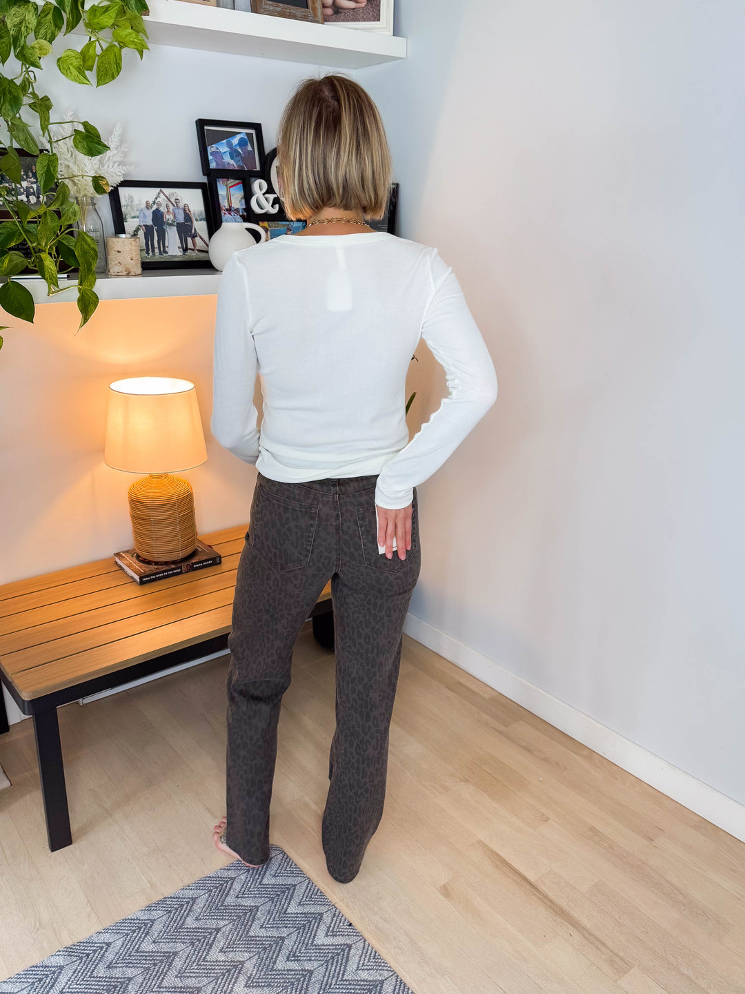 Hidden Madelyn Cheetah Print Jeans- BROWN CHEETAH