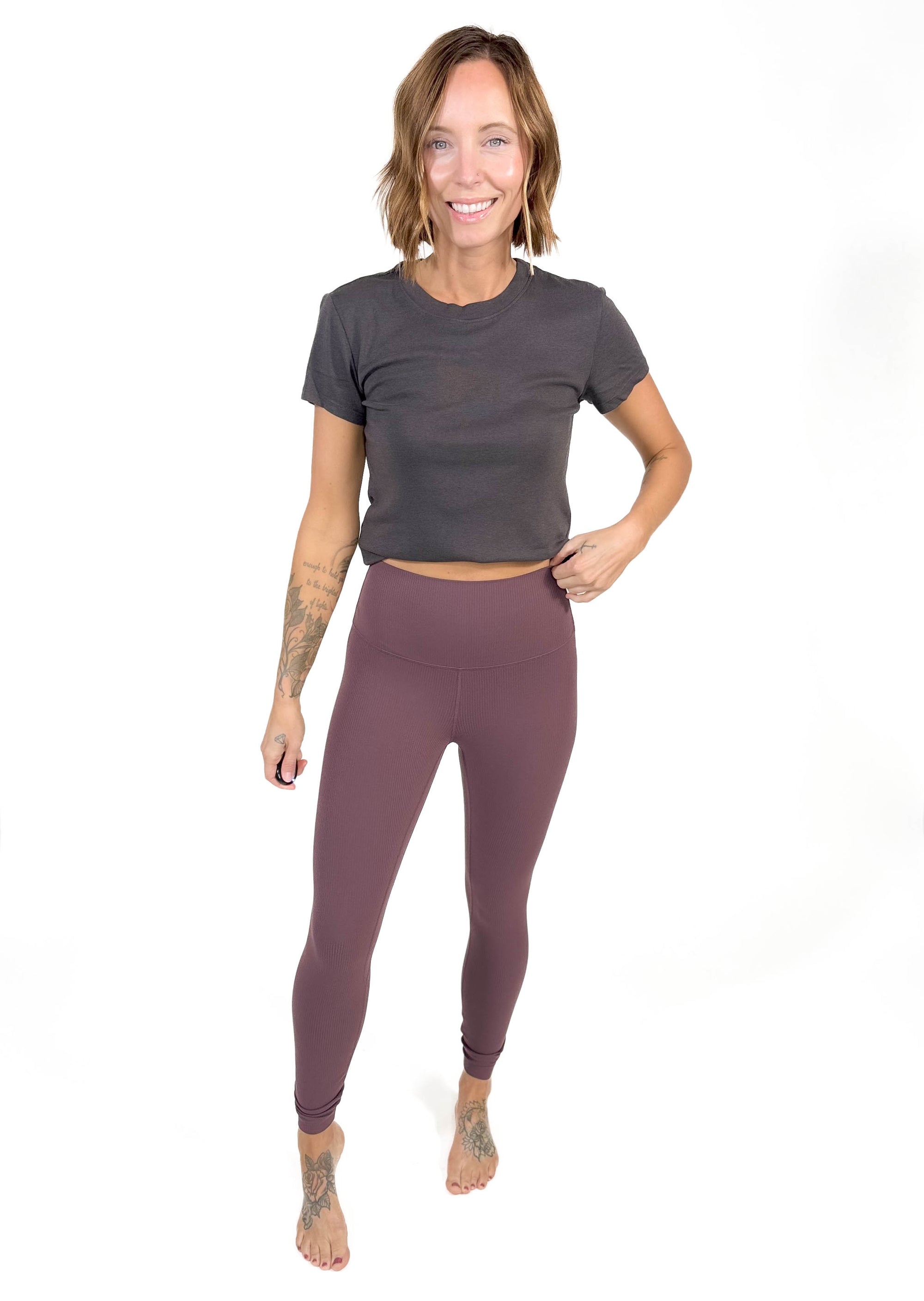 MPG Elite Ribbed Legging-HUCKLEBERRY