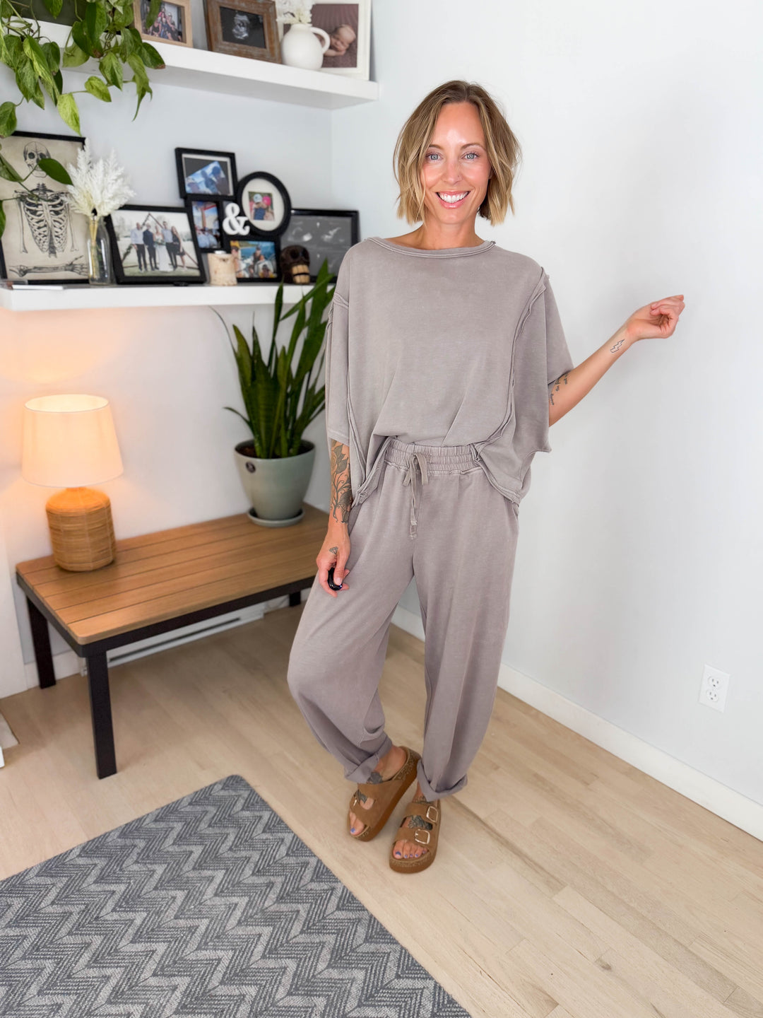 Carmen Cotton Blend Set- MOCHA