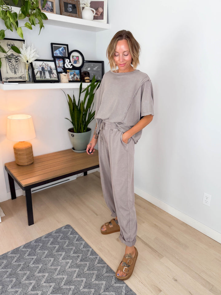 Carmen Cotton Blend Set- MOCHA
