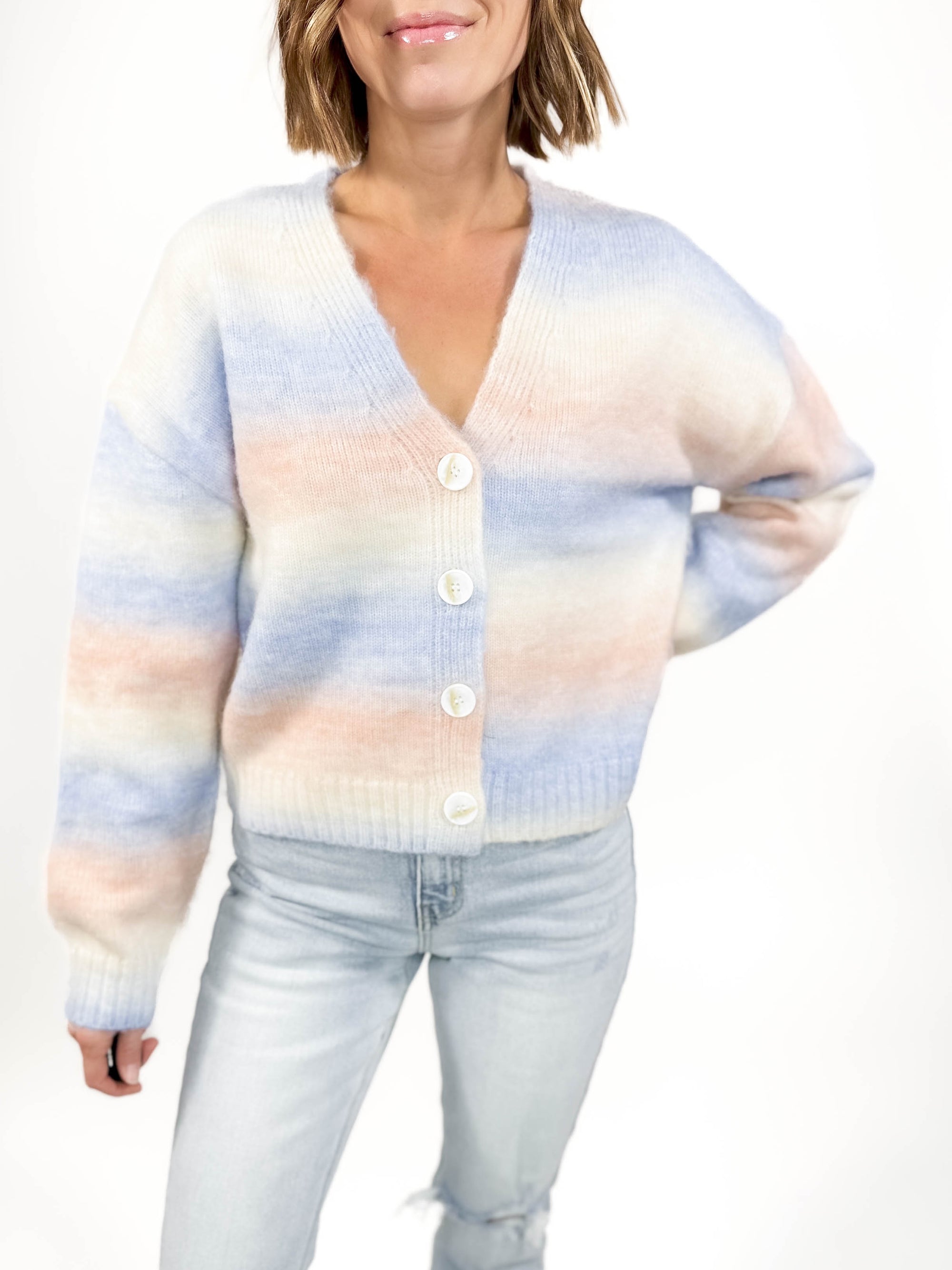 ONLY Nadie V-neck Cardigan- MULTI