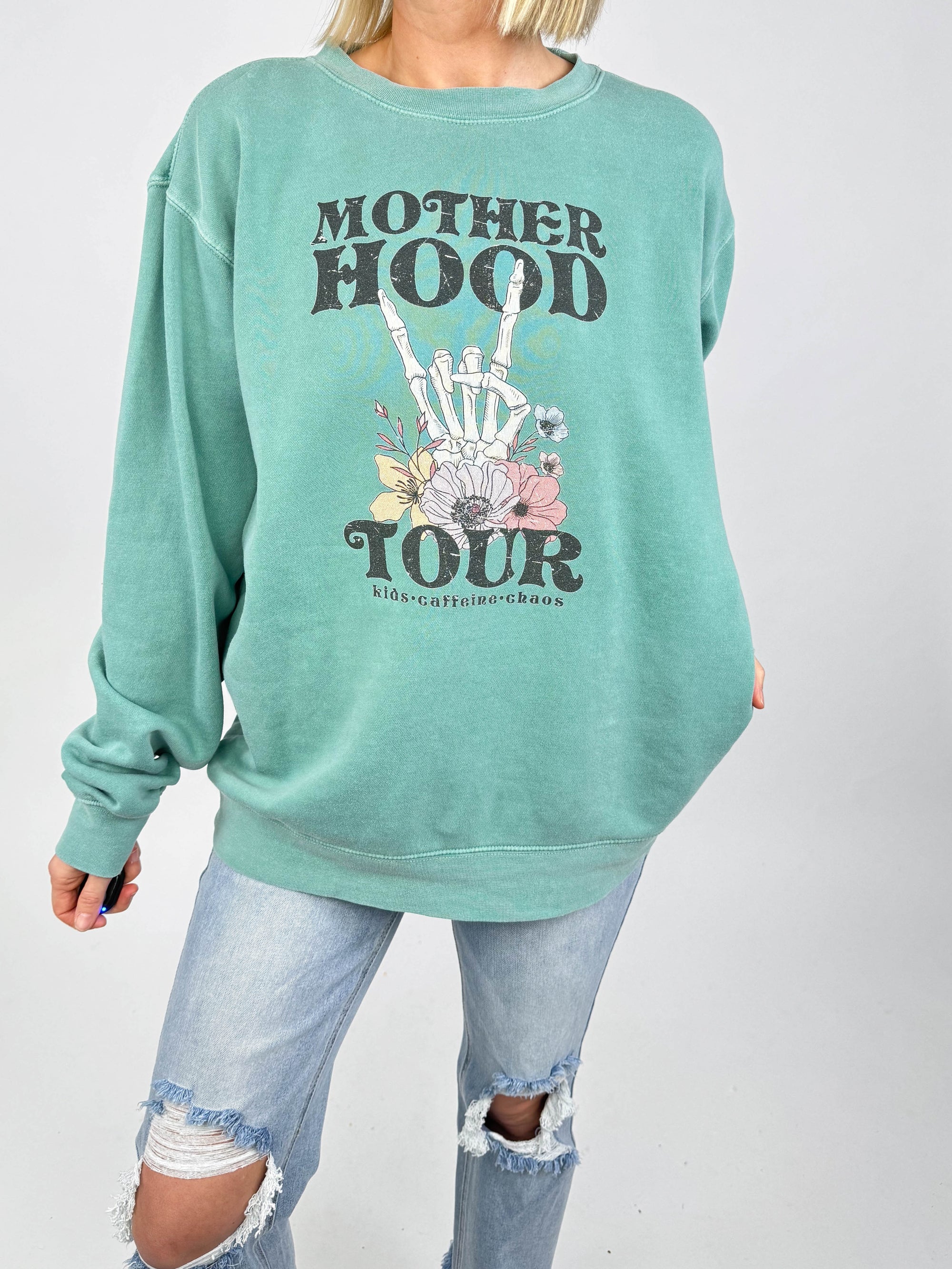 Motherhood World Tour Premium Crewneck