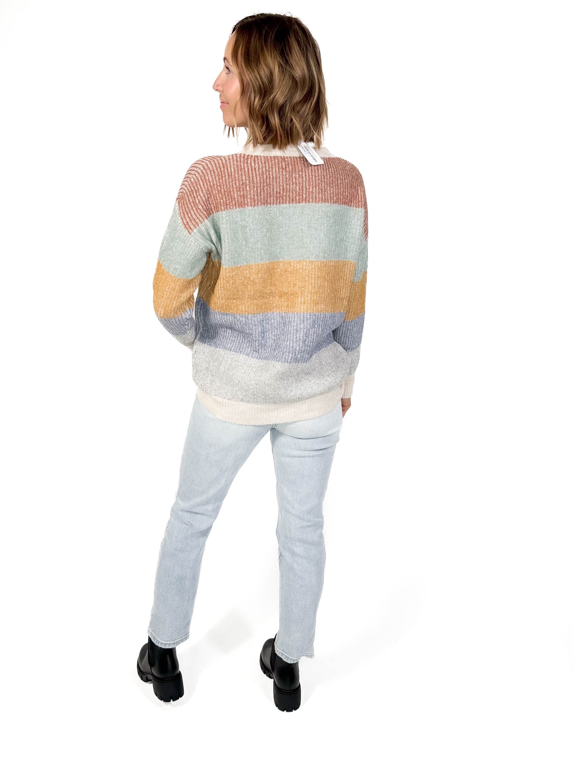 Tagen Ribbed Knit Sweater -FINAL SALE