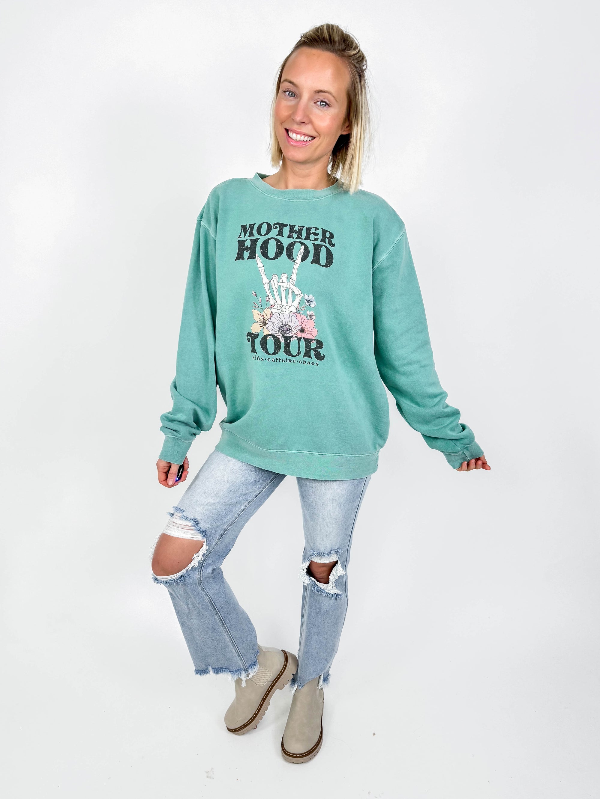 Motherhood World Tour Premium Crewneck