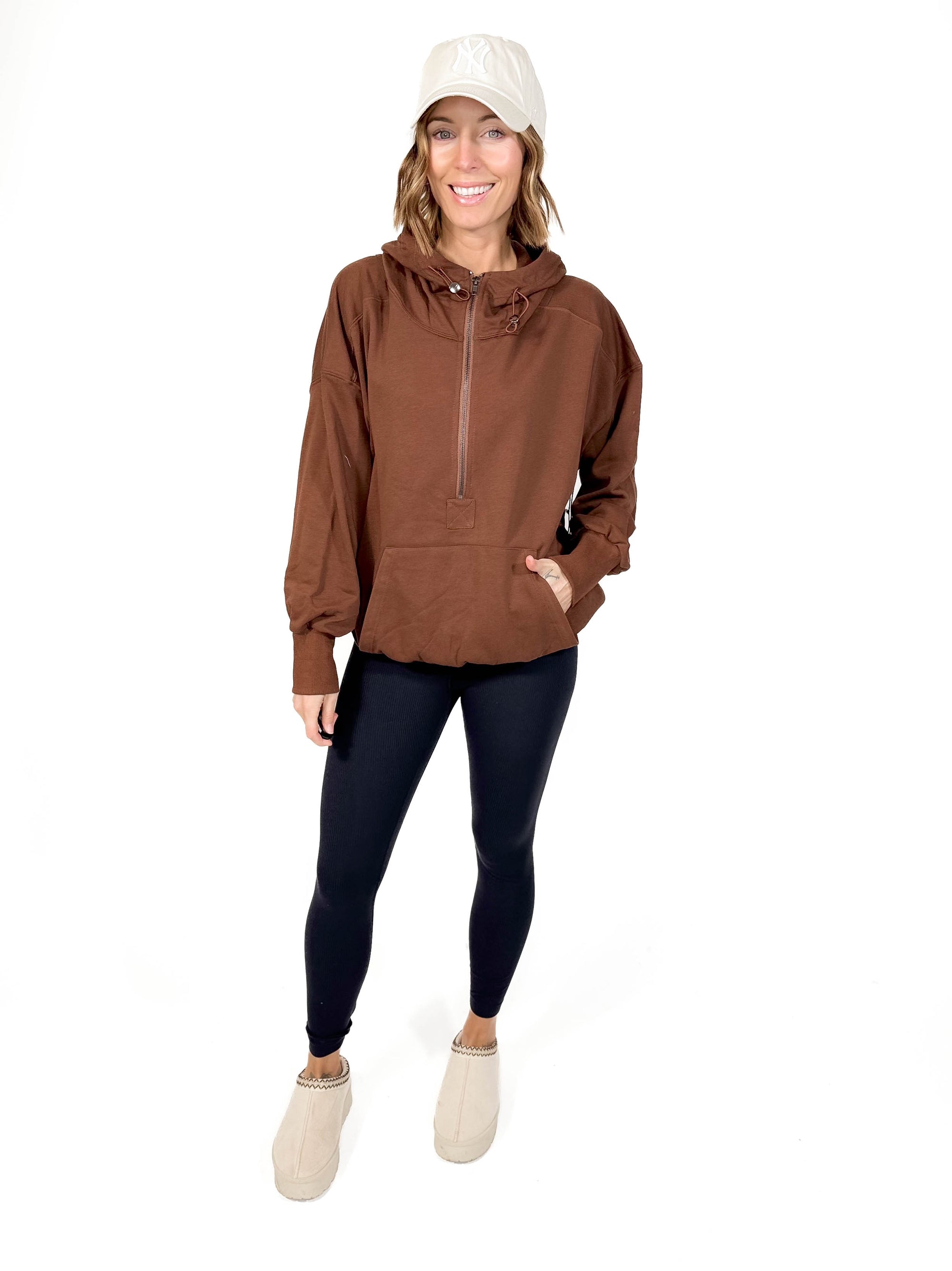 Kimberly Essential Pullover- CINNAMON