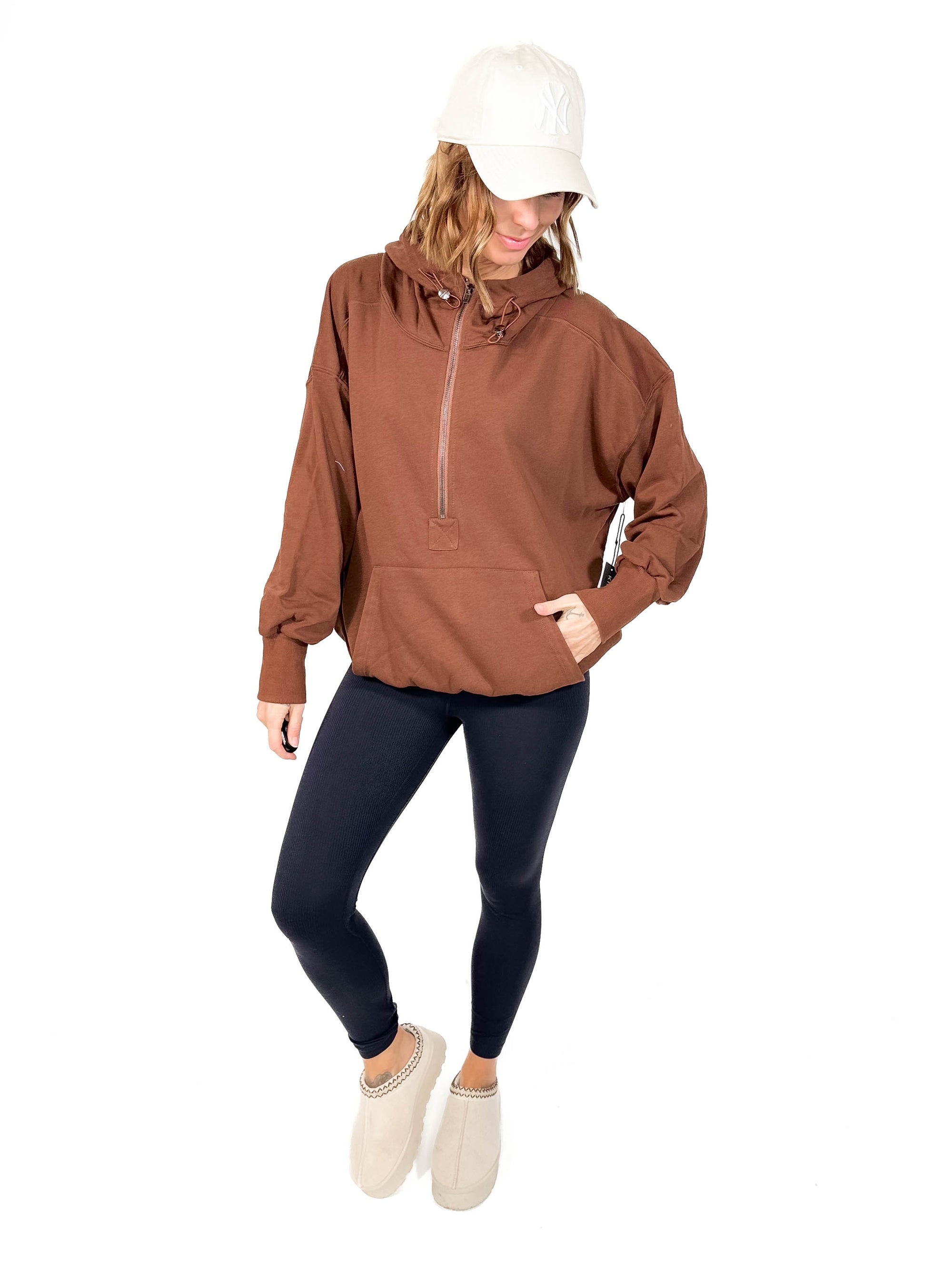 Kimberly Essential Pullover- CINNAMON