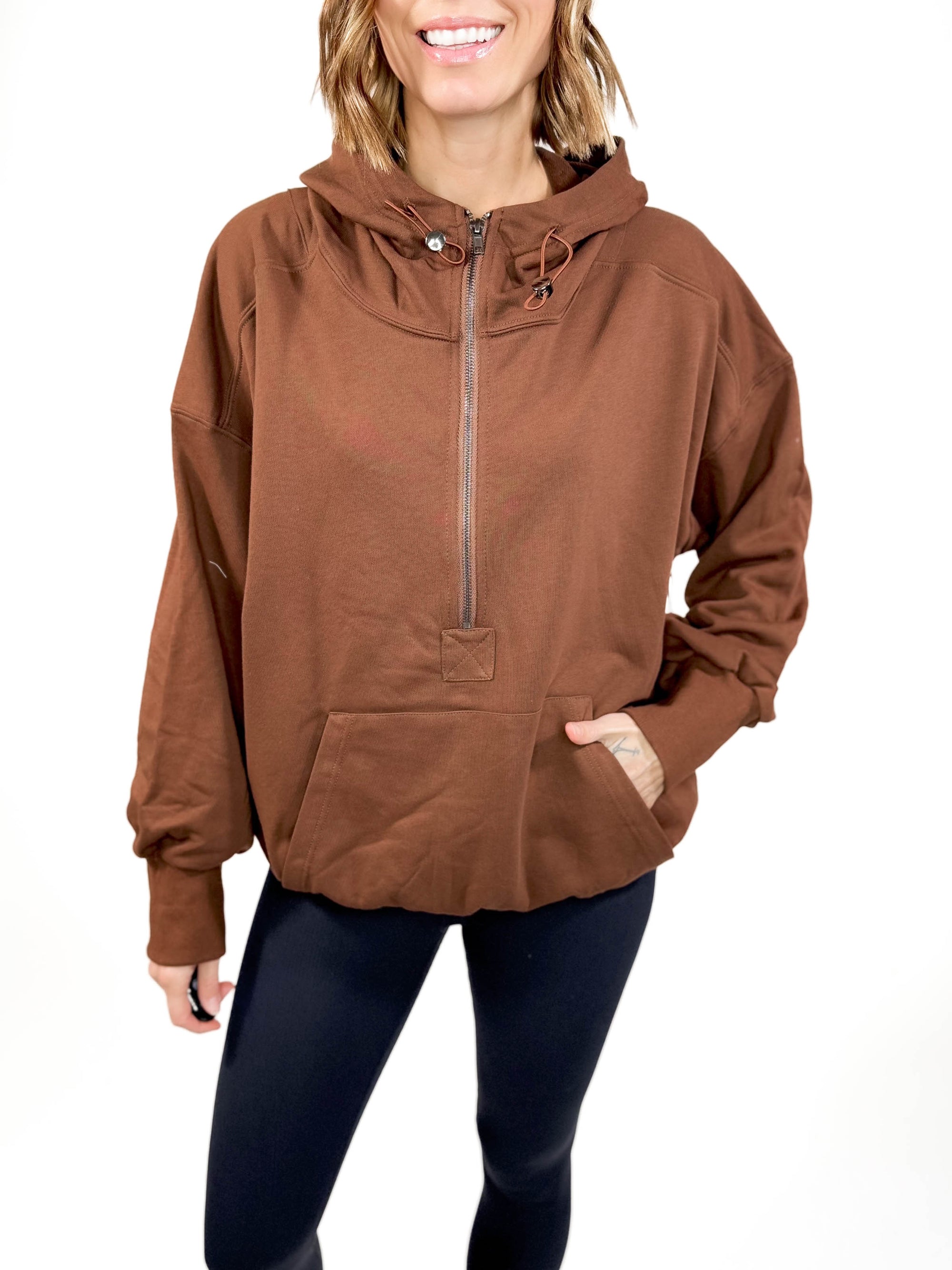 Kimberly Essential Pullover- CINNAMON