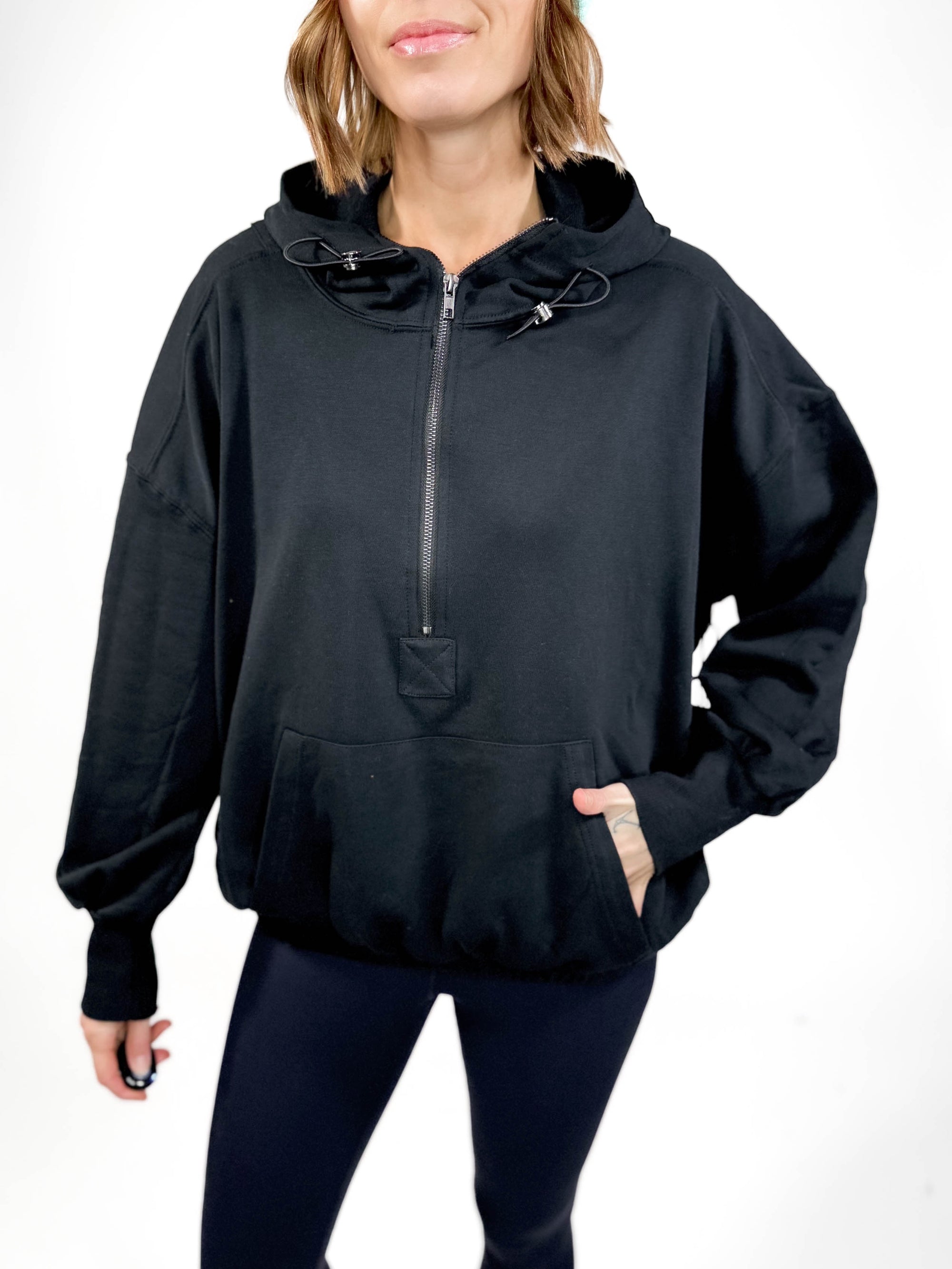 Kimberly Essential Pullover- BLACK