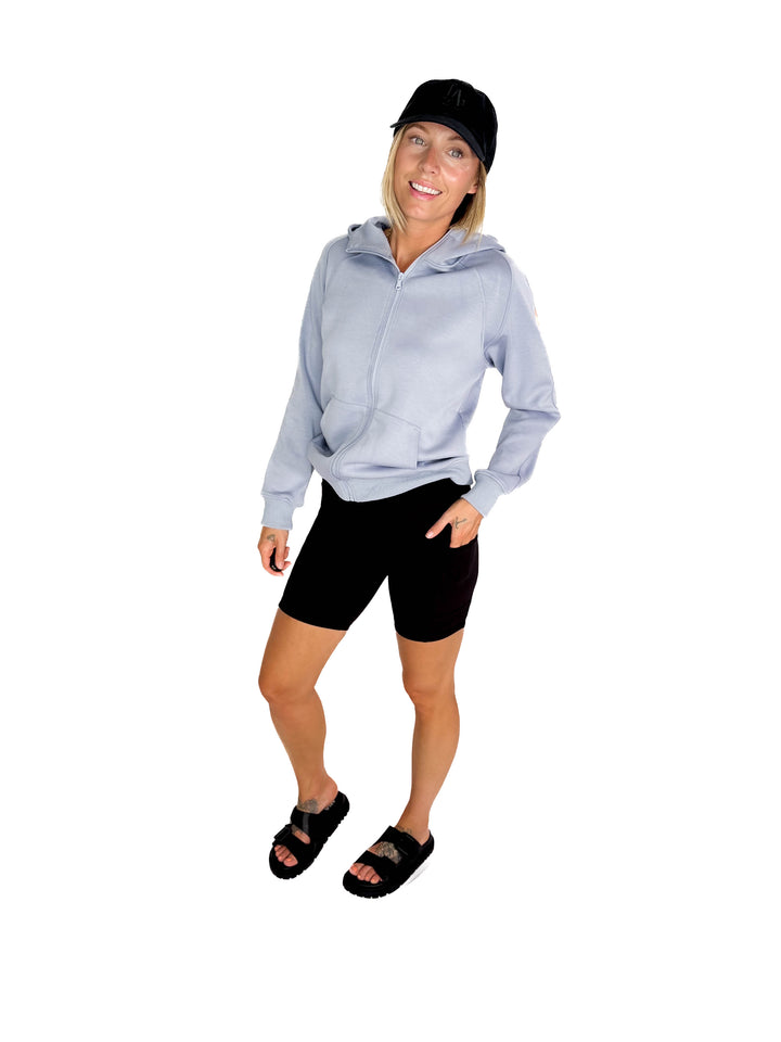 Rein Butter Biker Shorts with Side Pockets- BLACK
