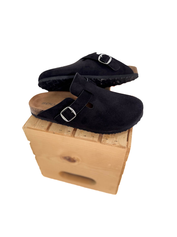Regis Slip On Clog- BLACK