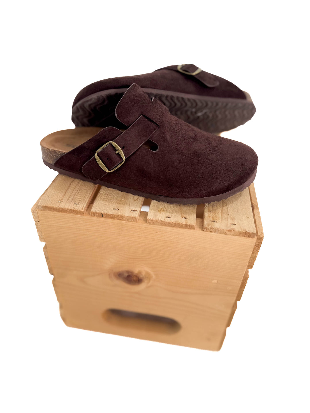 Regis Slip On Clog- BROWN