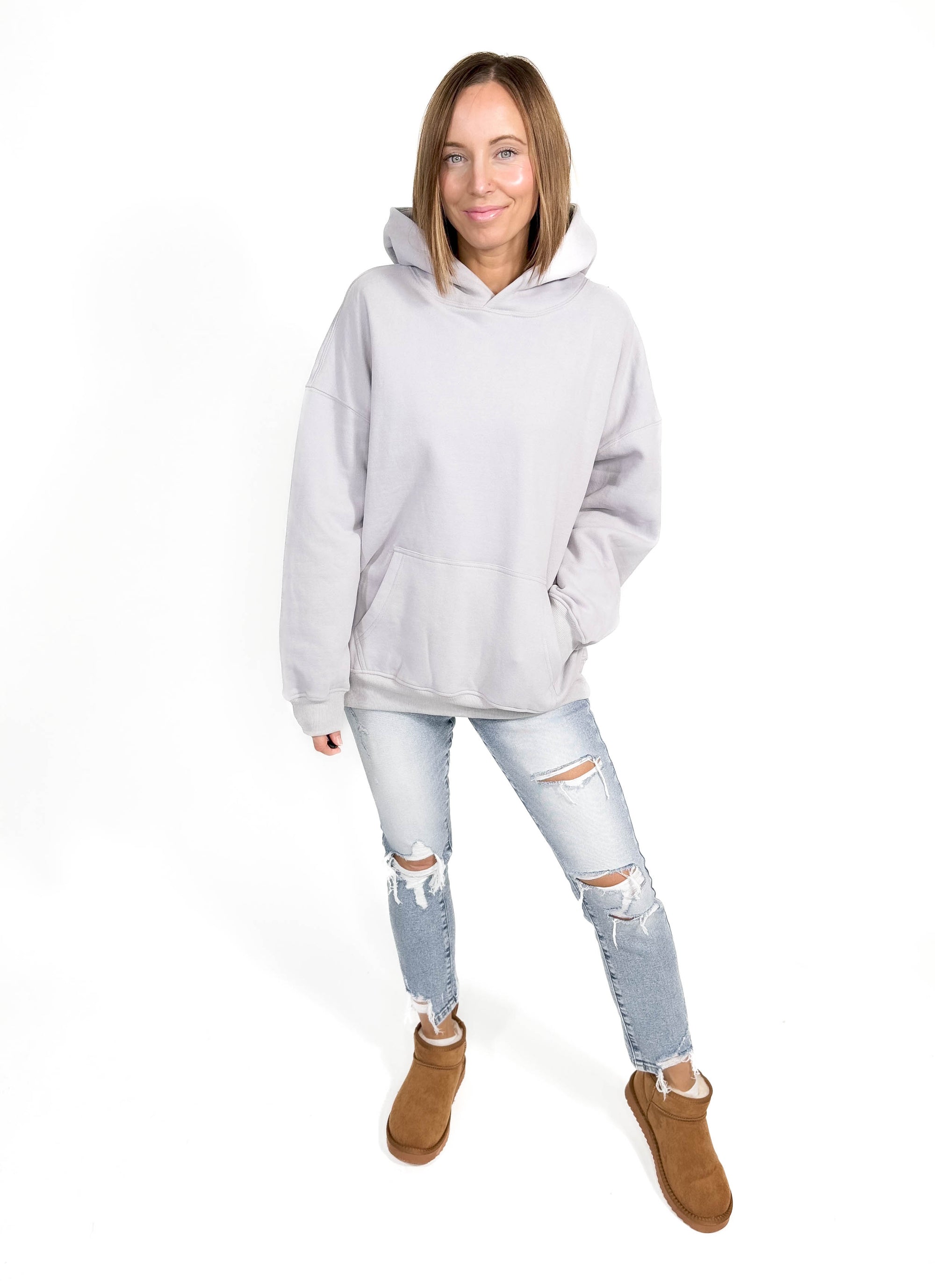 Rainer Hoodie- HTHR GREY