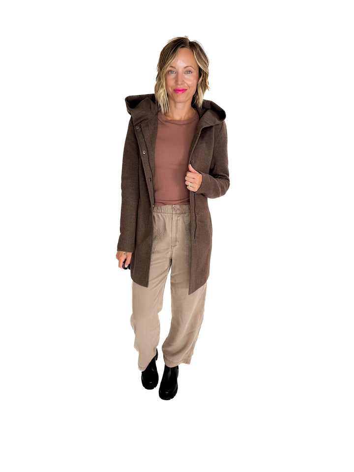 ONLY Alison Coat- HOT FUDGE