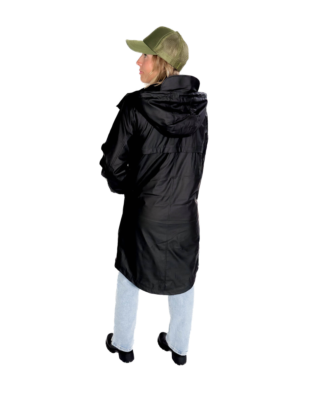 ONLY Sia Sherpa Lined Raincoat- BLACK