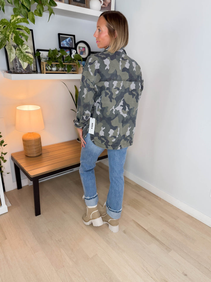 Depp Camo Shacket