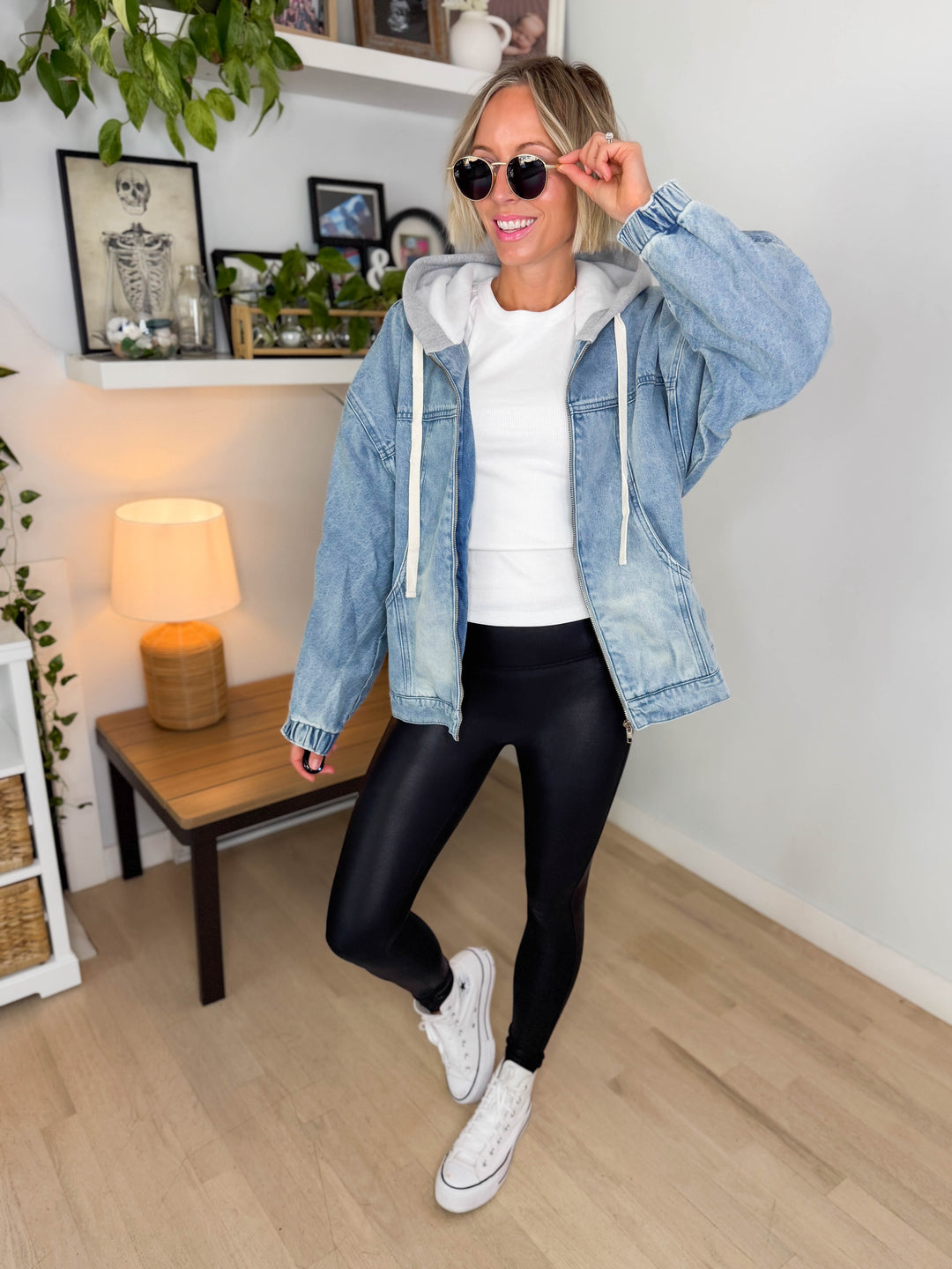 Marlon Denim Hoodie Jacket