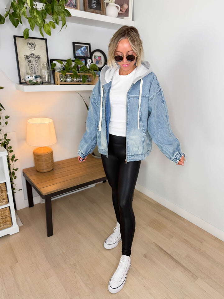 Marlon Denim Hoodie Jacket