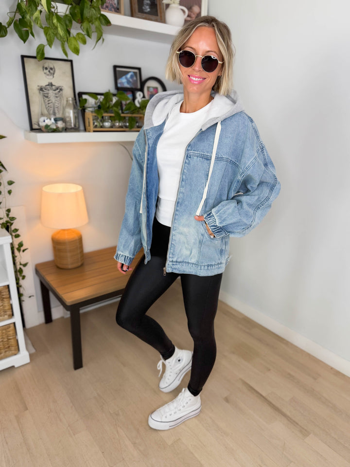 Marlon Denim Hoodie Jacket