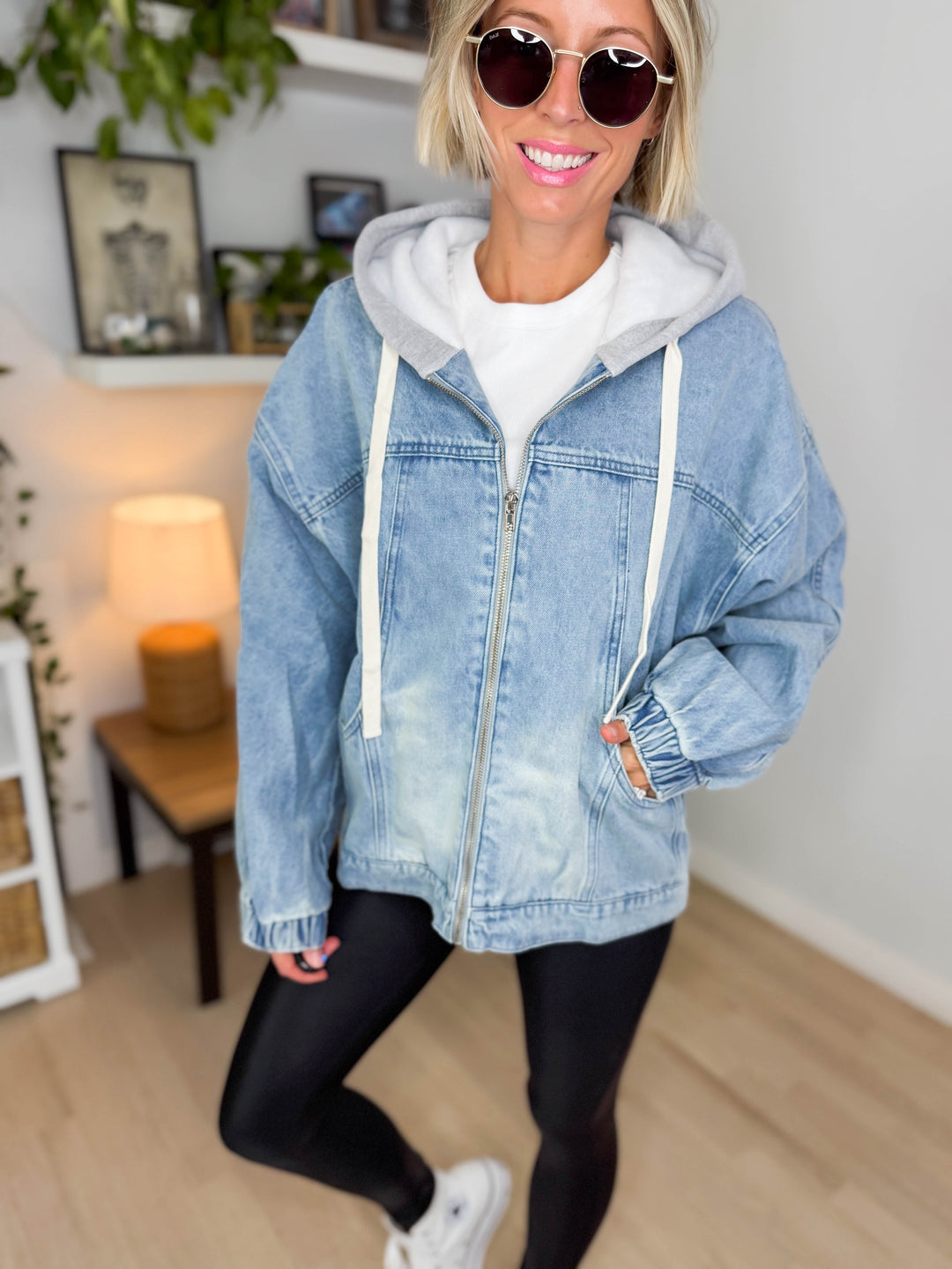 Marlon Denim Hoodie Jacket