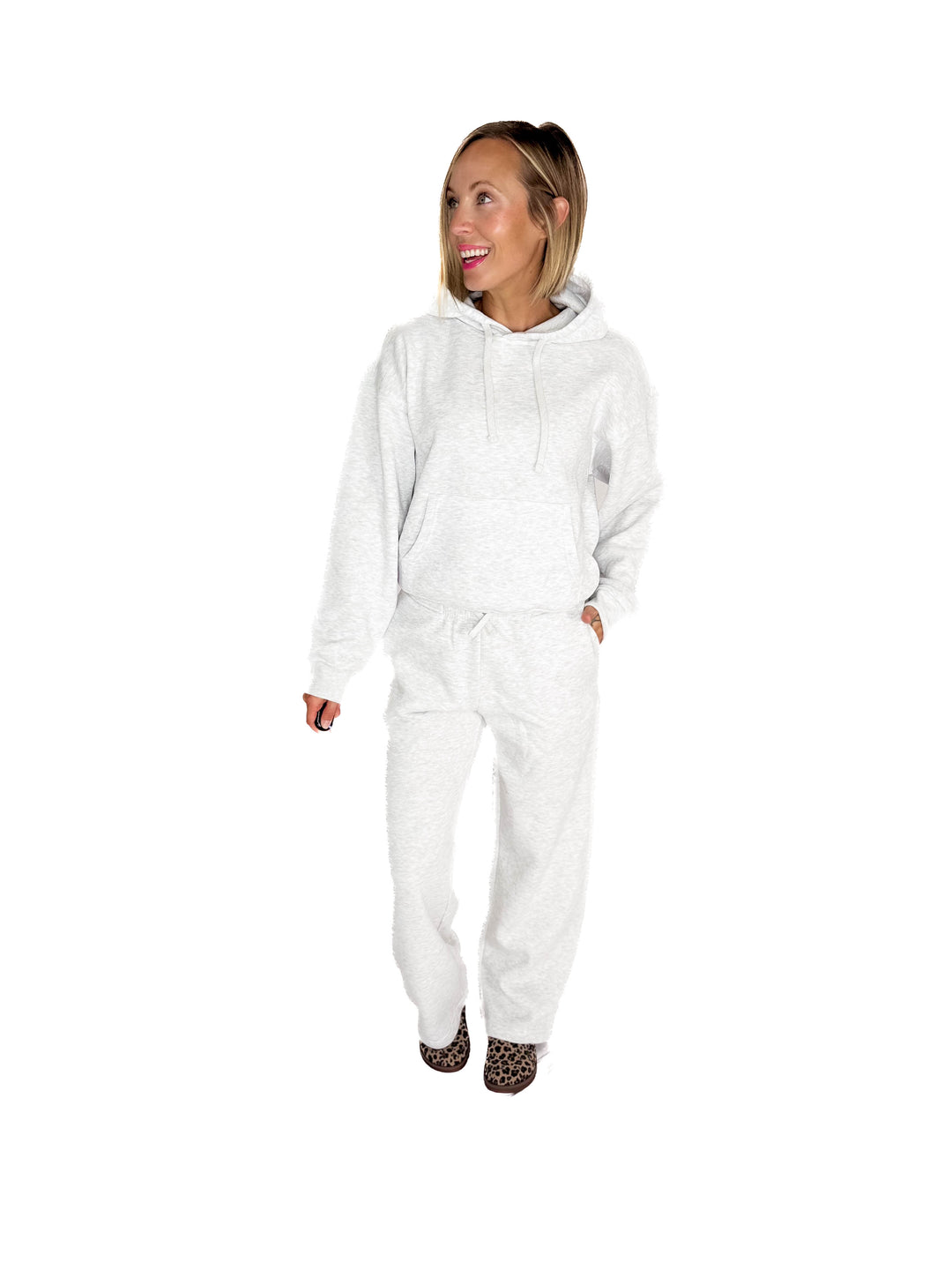 ONLY Best Life Hoodie- LT GREY MELANGE