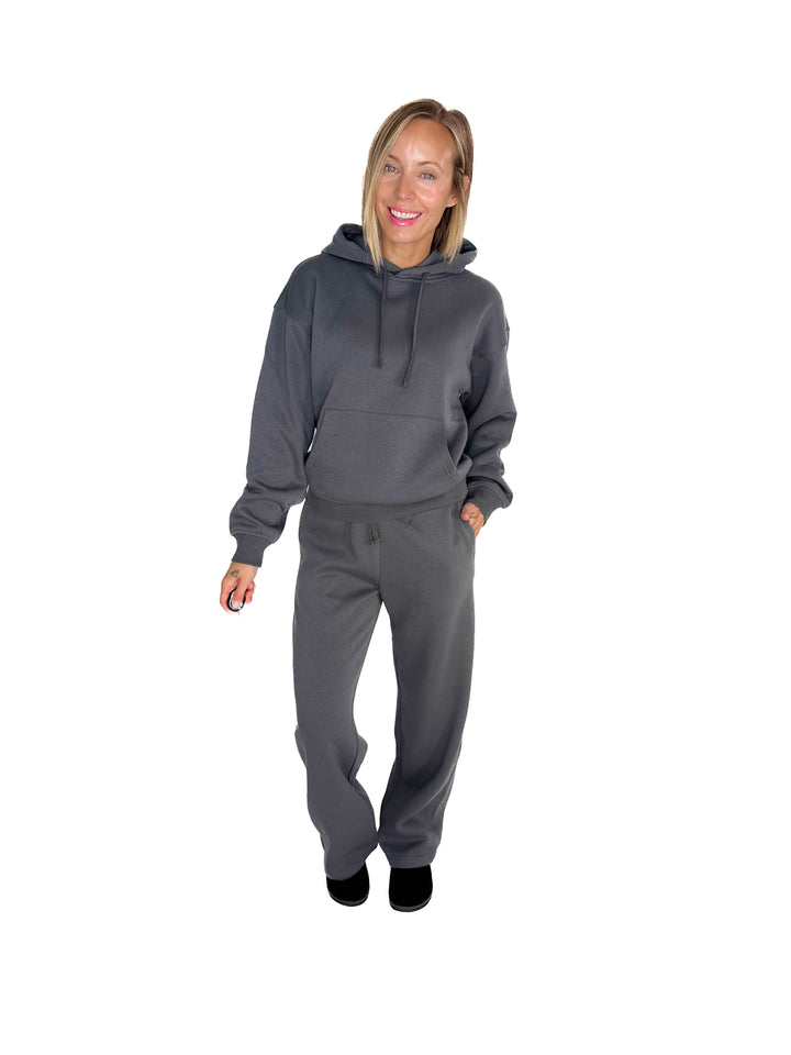 ONLY Best Life Straight Leg Sweat Pant- SLATE BLUE